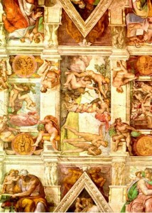 「ミケランジェロのヴァチカン壁画」の図録